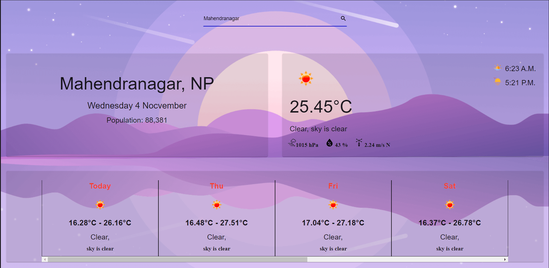weather